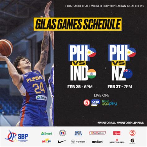 gilas schedule today|Game Schedules Archives .